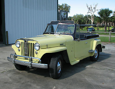 Willys : Jeepster blue 1948 willys overland jeepster nice driver