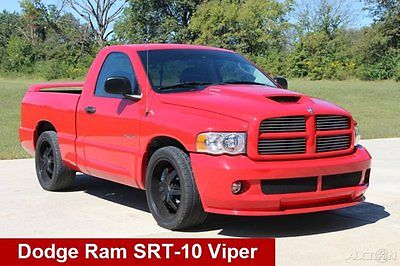 Dodge : Ram 1500 SRT-10 2005 srt 10 used 8.3 l v 10 20 v 6 speed manual pickup truck ram 1500 viper