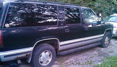 GMC : Suburban SLT Sport Utility 4-Door 1996 gmc k 1500 suburban slt sport utility 4 door 5.7 l