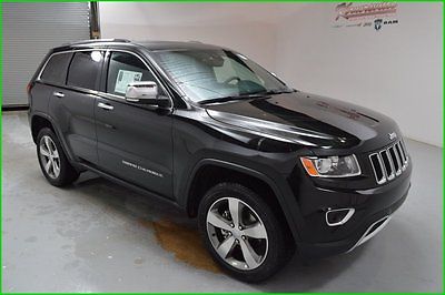 Jeep : Grand Cherokee Limited SUV 3.6L V6 Gas 4X4 Leather Interior Navigation Sunroof Leather Back-up Camera 4X4 2015 Jeep Grand Cherokee Limited
