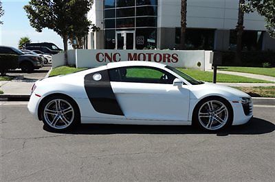 Audi : R8 Base Coupe 2-Door 2008 audi r 8 coupe 6 speed manual gearbox transmission white with carbon blade