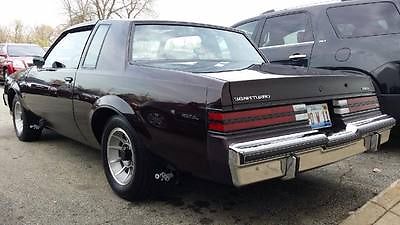 Buick : Regal Turbo-T / T-Type 1987 buick regal turbo t t type grand national gnx 11 k orig miles mint