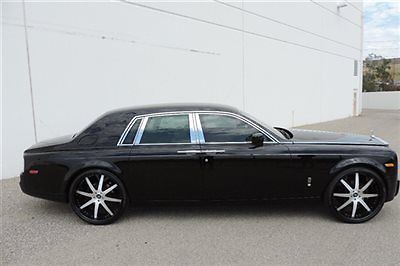 Rolls-Royce : Phantom 4dr Sedan 2004 rolls royce phantom sedan black low miles 12 k 2 in stock must see