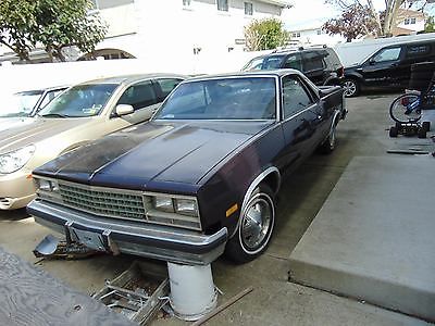 Chevrolet : El Camino Base Standard Cab Pickup 2-Door 1985 chevrolet el camino base standard cab pickup 2 door 4.3 l