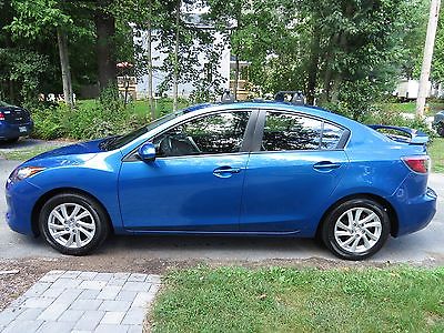Mazda : Mazda3 3 i Grand Touring 2012 mazda 3 i grand touring leather spoiler great condition