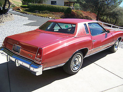 Chevrolet : Other 1976 chevrolet monte carlo 53 000 original owner miles excellent
