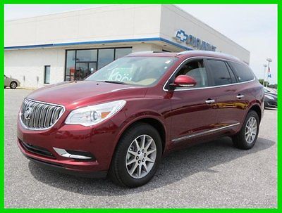 Buick : Enclave AWD 4dr Leather Navigation Dual Moonroof Red 2015 awd 4 dr leather new 3.6 l v 6 automatic awd dual moonroof navigation red