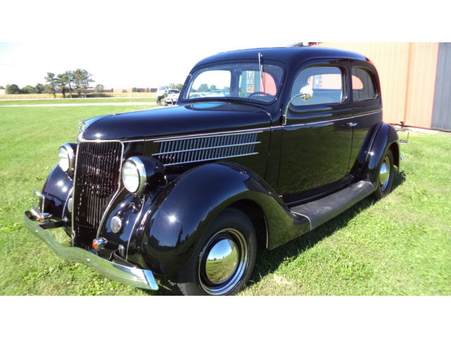 Ford : Other slant back 1936 ford 2 dr sedan slant back steel body flat head v 8 speed