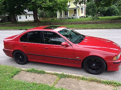 BMW : M5 THE BEAST!!! 2002 bmw e 39 m 5 red with black interior perfect condition