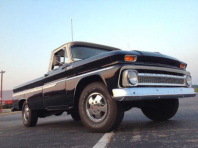 Chevrolet : C-10 -C-20, C20 FLEETSIDE 3/4 TON PICKUP 1965 chevrolet c 20 fleetside pickup 3 4 ton restored 283 700 r 4 drive anywhere