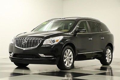 Buick : Enclave AWD DVD Premium Sunroof GPS Leather Carbon Black Metallic Like New Used Navigation Heated Cooled Seats Camera Choccahina 14 15 Player