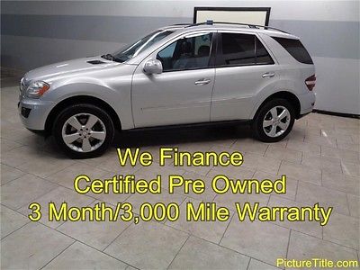 Mercedes-Benz : M-Class 3.5L 09 mercedes ml 350 sunroof leather certified warranty we finance texas