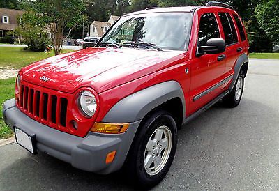 Jeep : Liberty Sport Sport Utility 4-Door XTREMELY MINT 2005 JEEP LIBERTY SPORT 3.7L 4X4 SUNROOF ONE OWNER RUNS/LOOKS NEW