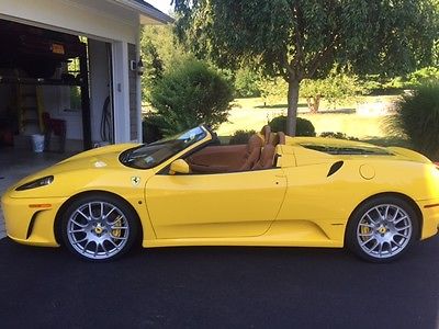 Ferrari : 430 Yellow with black top/tan interior 2007 ferrari f 430 spider