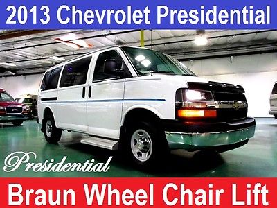 Chevrolet : Express PRESIDENTIAL Handicap Wheelchair Conversion Van, 2DVD-GPS THEATER, PRESIDENTIAL - LIKE NEW