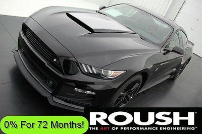 Ford : Mustang RS1 Heated Leather Ecoboost 19in Wheels 2015 roush stage 1 ecoboost new turbo 2.3 i 4 6 speed manual reverse camera