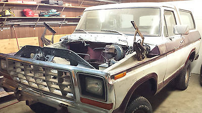 Ford : Bronco xlt ranger 1979 ford bronco rust free project or parts