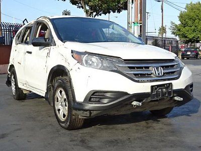Honda : CR-V LX Sport Utility 4-Door 2014 honda cr v awd wrecked salvage only 1 k miles economical export welcome