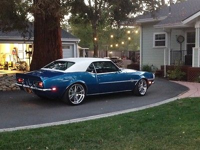 Chevrolet : Camaro SS 1968 pro touring blue ss camero very clean