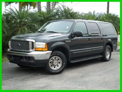Ford : Excursion XLT SUV 3RD ROW SEATING 2000 ford excursion xlt 5.4 l v 8 automatic 2 wd green tan clean title 3 rd row seat