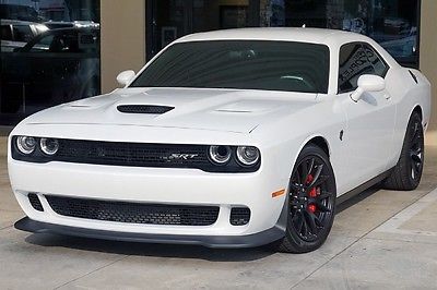 Dodge : Challenger SRT Hellcat 15 dodge challenger srt hellcat ivory white pearl ruby red suede seats