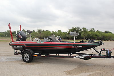 1999 Stratos Bass Boat With Many Extras 1999 Evinrude 150 HP Evinrude Motor