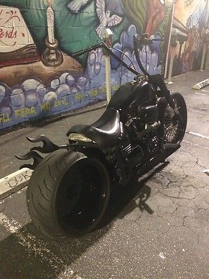 Custom Built Motorcycles : Bobber CUSTOM CHOPPER BOBBER 300 REAR