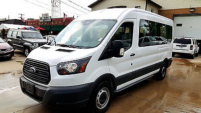 Ford : Other TRANSIT -350 12 PASSENGER WITH HIGH ROOF HIGH ROOF T-350 12 PASSENGER ONLY 773 MILES REAR DAMAGE REPAIRABLE RUNS & DRIVES