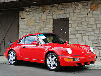 Porsche : 911 Turbo Coupe 2-Door 964 turbo only 37 k miles beautiful inside out ultra rare air cooled 911