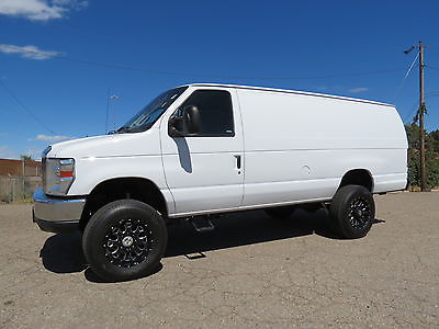 Ford : E-Series Van Extended Camping RV Offroad Build New Build 6.8 2011 ford e 350 extended 4 x 4 v 10 custom van camping cargo passenger loaded clean