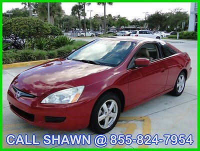 Honda : Accord MUST L@@K AT THIS ACCORD!!, JUST TRADED IN, WOW!!! 2005 honda accord ex coupe automatic leather sunroof sat radio heated seats wow