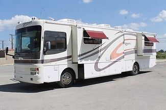 used rv TX Texas 330 HP diesel Discovery Slides Loaded Free Delivery or Warranty