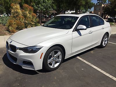 BMW : 3-Series Black leather 2012 bmw 328 i sedan only 10 201 miles upgraded m sport front bumper