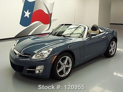 Saturn : Sky ROADSTER AUTO LEATHER CHROME WHEELS 2008 saturn sky roadster auto leather chrome wheels 21 k 120955 texas direct