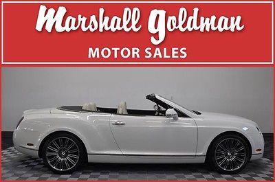 Bentley : Continental GT Speed 2010 bentley continental gtc speed convertible white linen leather 18200 miles