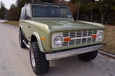 Ford : Bronco nicely restored 1973 ford bronco in excellent condition