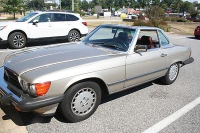 Mercedes-Benz : SL-Class 1986 mercedes hardtop convertible 560 sl lovingly maintained a real beauty