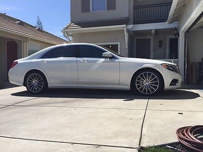 Mercedes-Benz : S-Class S550 2015 mercedes s 550 amg sport package exclusive nappa leather diamond white