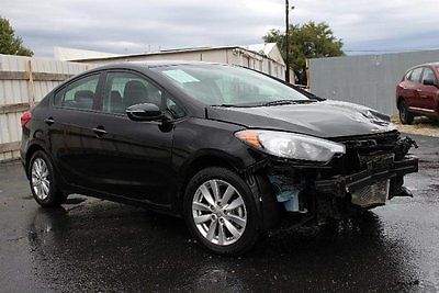 Kia : Forte EX 2014 kia forte ex wrecked damaged rebuilder economical commuter priced to sell