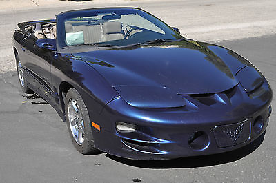 Pontiac : Trans Am trans am 2001 pontiac trans am convertible 5.7 ls 1 auto rare color combo