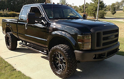 Ford : F-350 Lifted Blacked Out $4k in Extras Rhino Lined Parts Ford F350 4WD Lift Diesel Submodel Chevrolet Silverado GMC Sierra Dodge Ram 2500