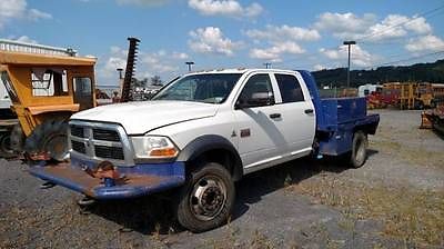 Ram : Other slt DODGE 4500HD CREW CAB CUMMINS DIESEL 9' CM FLATBED W/GOOSENECK