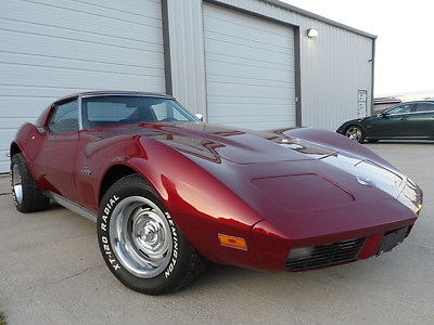 Chevrolet : Corvette 4 SPEED FACTORY AC 350 v 8 engine 4 speed manual transmission factory a c power disc brakes