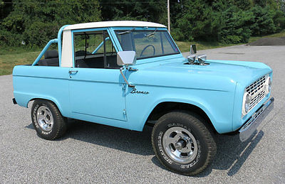 Ford : Bronco 1966 ford bronco half cab 4 x 4