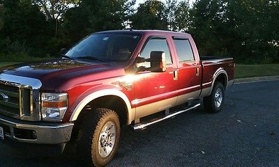 Ford : F-250 Lariat Beautiful Burgundy Exterior, Lariat tan interior, crew cab, fully loaded, F-250