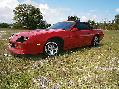 Chevrolet : Camaro Iroc-Z Convertible 2-Door 1989 chevrolet camaro iroc z convertible 2 door 5.0 l