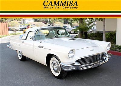 Ford : Thunderbird Convertible Both Tops 3 speed with overdrive 312 d code