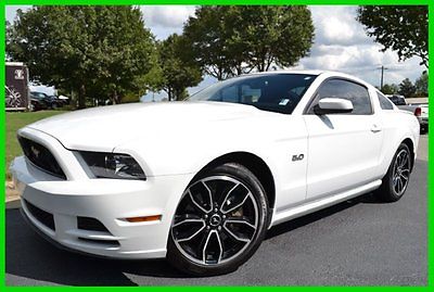 Ford : Mustang GT Premium 2 OWNER CLEAN CARFAX! WE FINANCE! 5.0 l manual red leather navigation comfort pkg 19 machined wheels