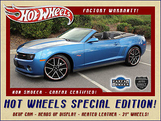 Chevrolet : Camaro LT/RS HOT WHEELS SPECIAL EDITION CONVERTIBLE 1 owner heads up heated leather 21 wheels remote start boston acoustics hid
