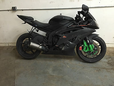 Yamaha : YZF-R 2009 yamaha r 6 salvage title theft recovery rebuild or parts 12.444 miles